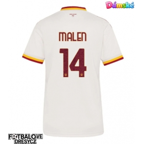 AS Roma Donyell Malen #14 Dámské Venkovní Dres 2026-27 Krátký Rukáv AS Roma Donyell Malen #14 Dámské Venkovní Dres 2026-27 Krátký Rukáv